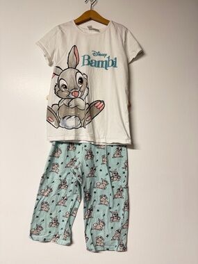 Lc Waikiki Girls Bambi Pajama Set size 10/11